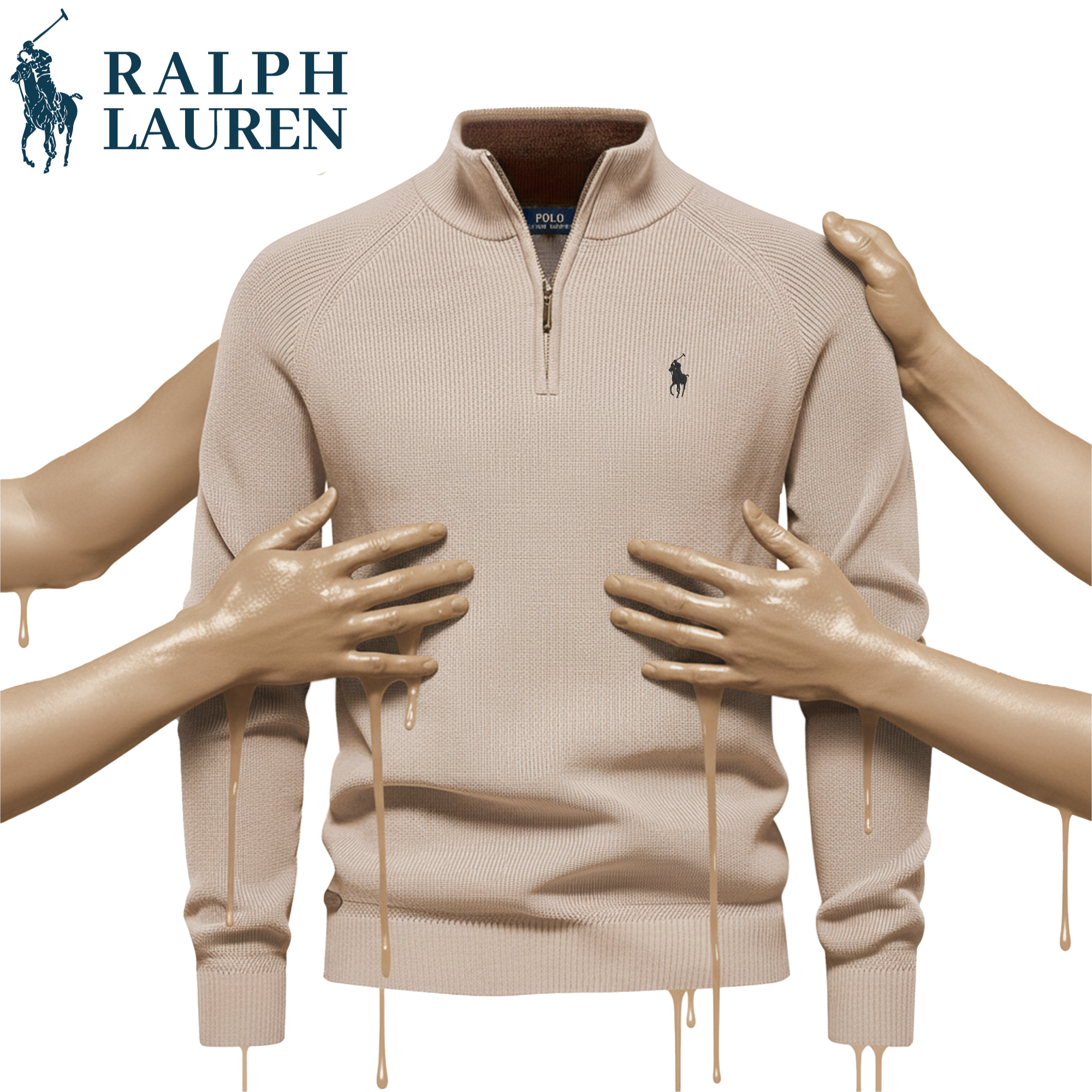Pull Col Zippé R&L (Déstockage)