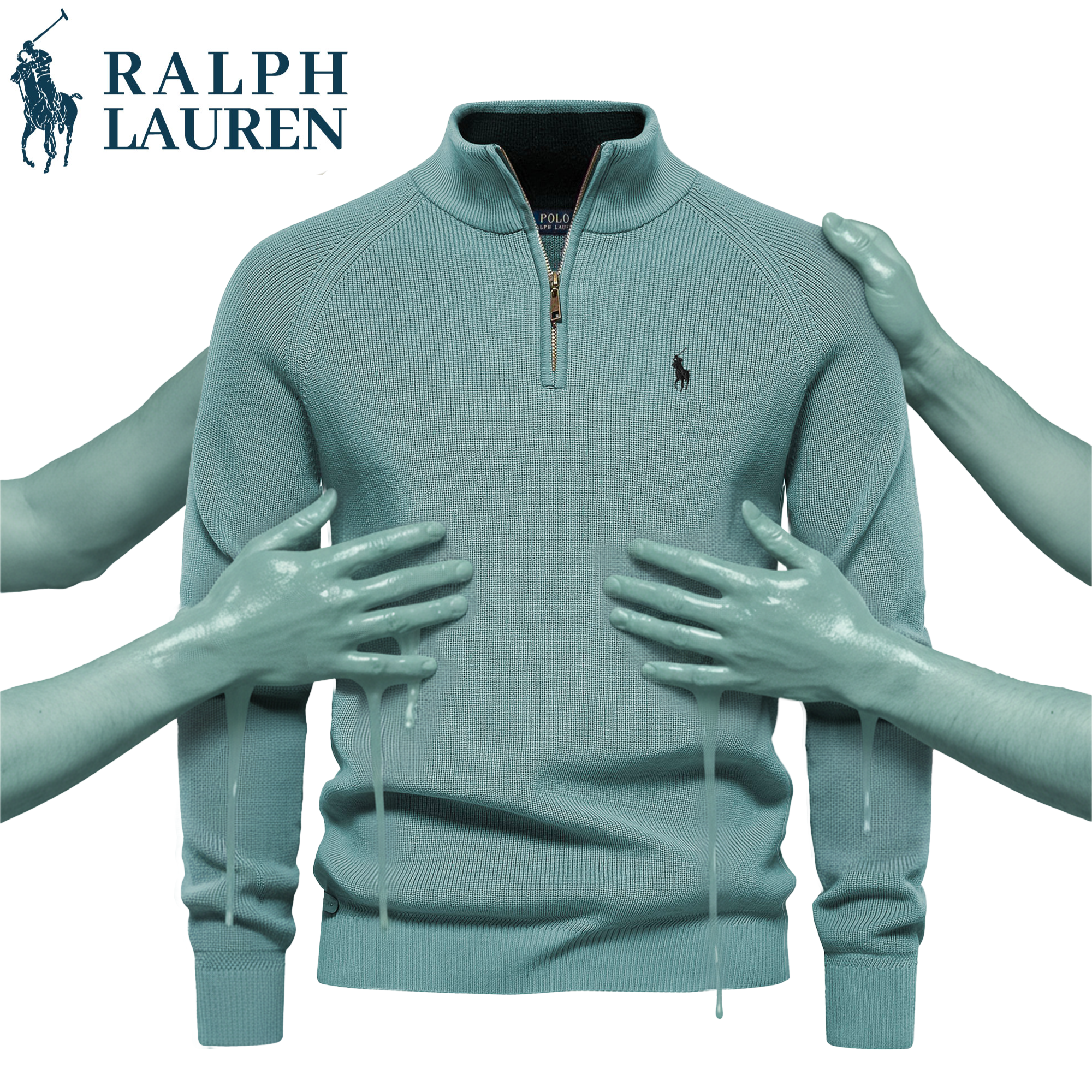Pull Col Zippé R&L (Déstockage)